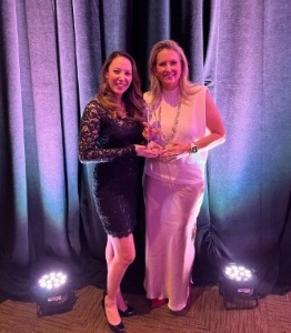 Marketing staff accept industry award