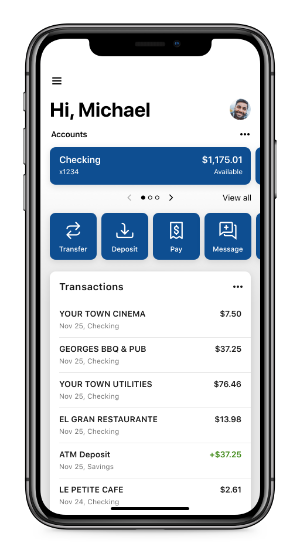 iPhone Digital Banking