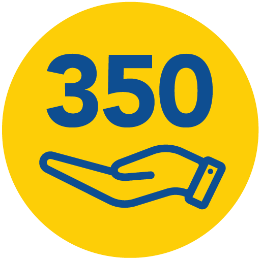 350 icon - helping hand