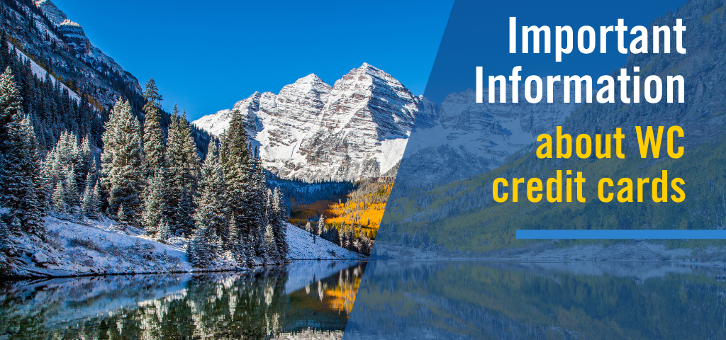Important information for White Crown credit cards